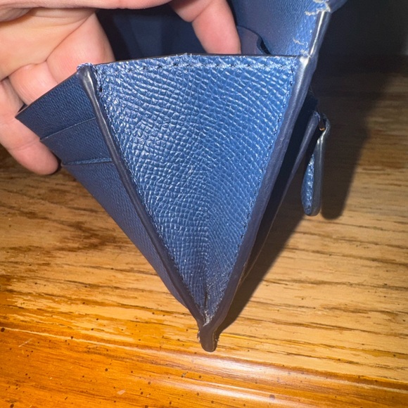 Coach Blue Leather Wallet - Picture 4 of 7